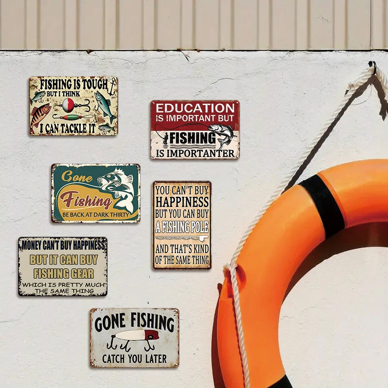 Humorous Fishing Quotes Wall Art