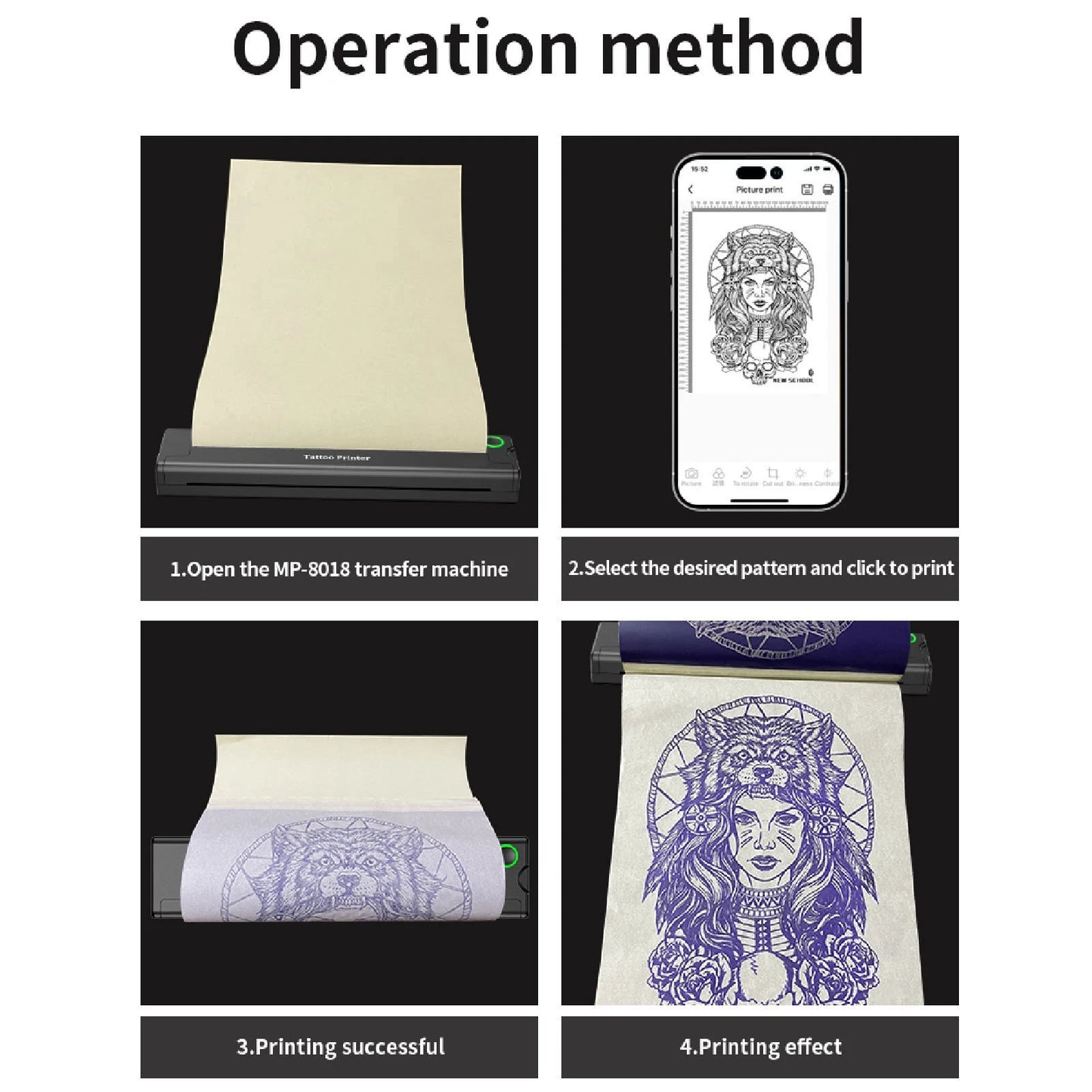 Thermal Stencil Printer For Tattooists