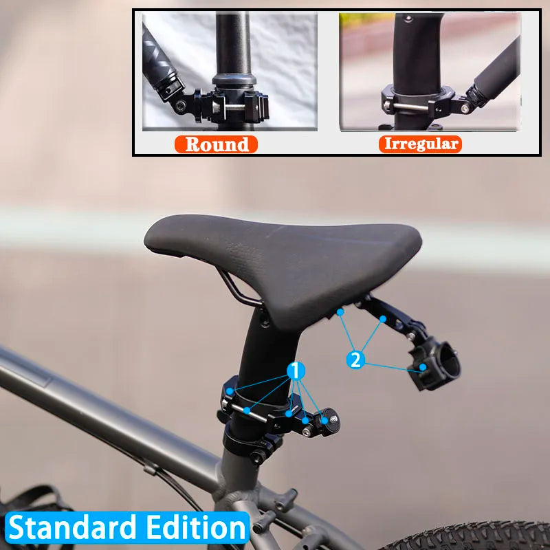 Bicycle Backseat Mount GoPro Camera