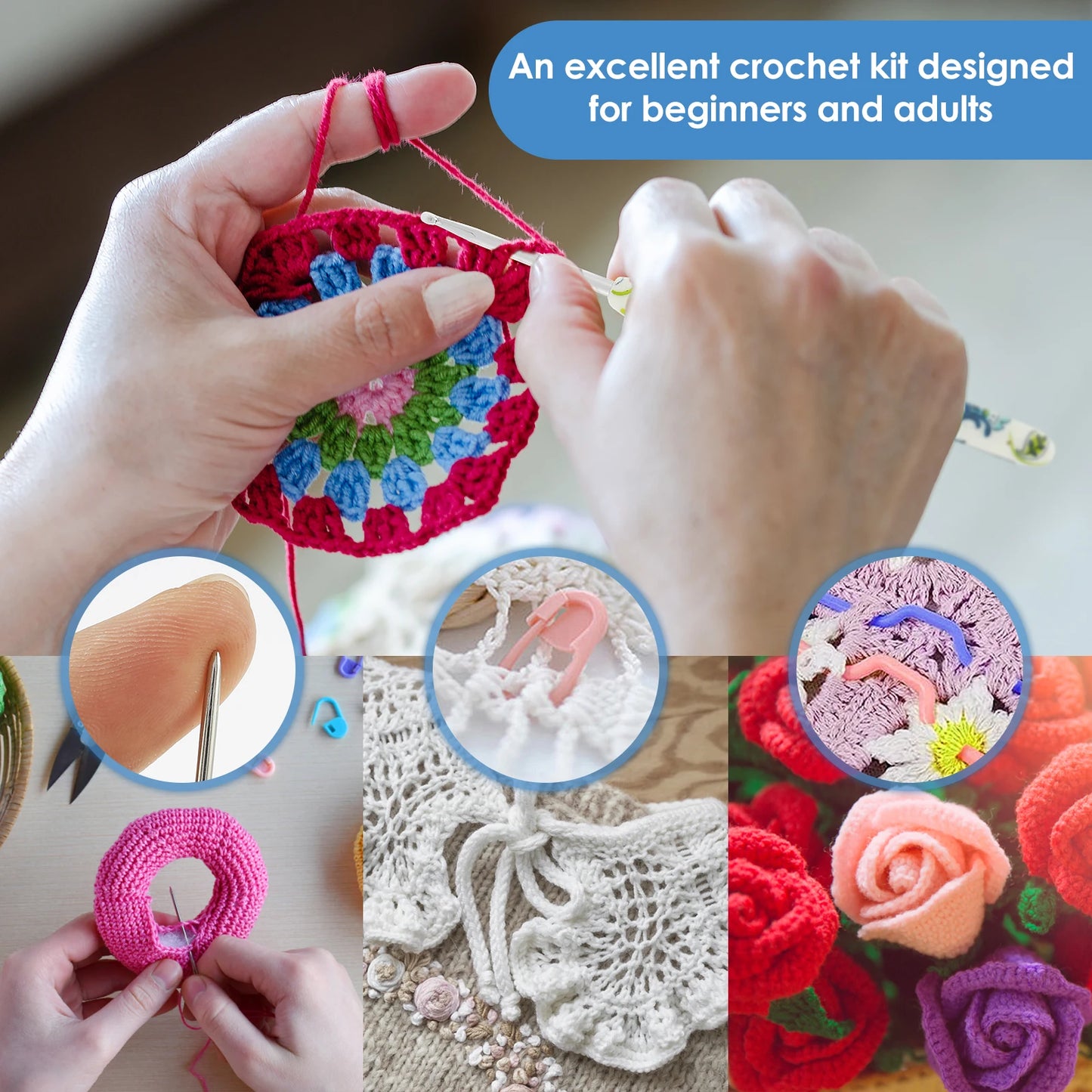 Crochet Hook Set And Accessories