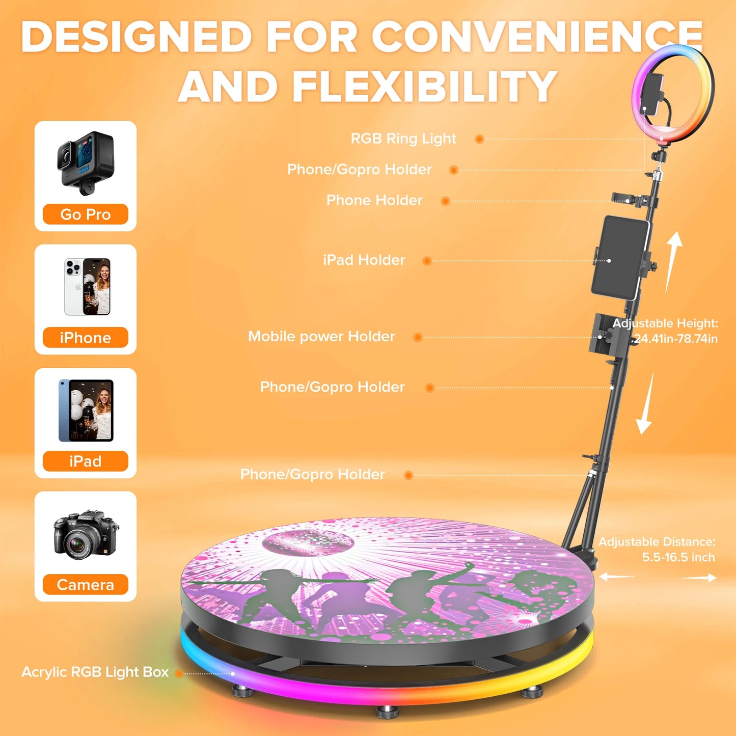 360 Photo Booth Machine Platform