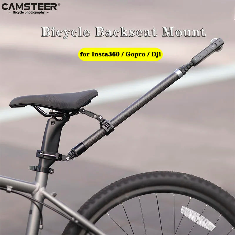 Bicycle Backseat Mount GoPro Camera