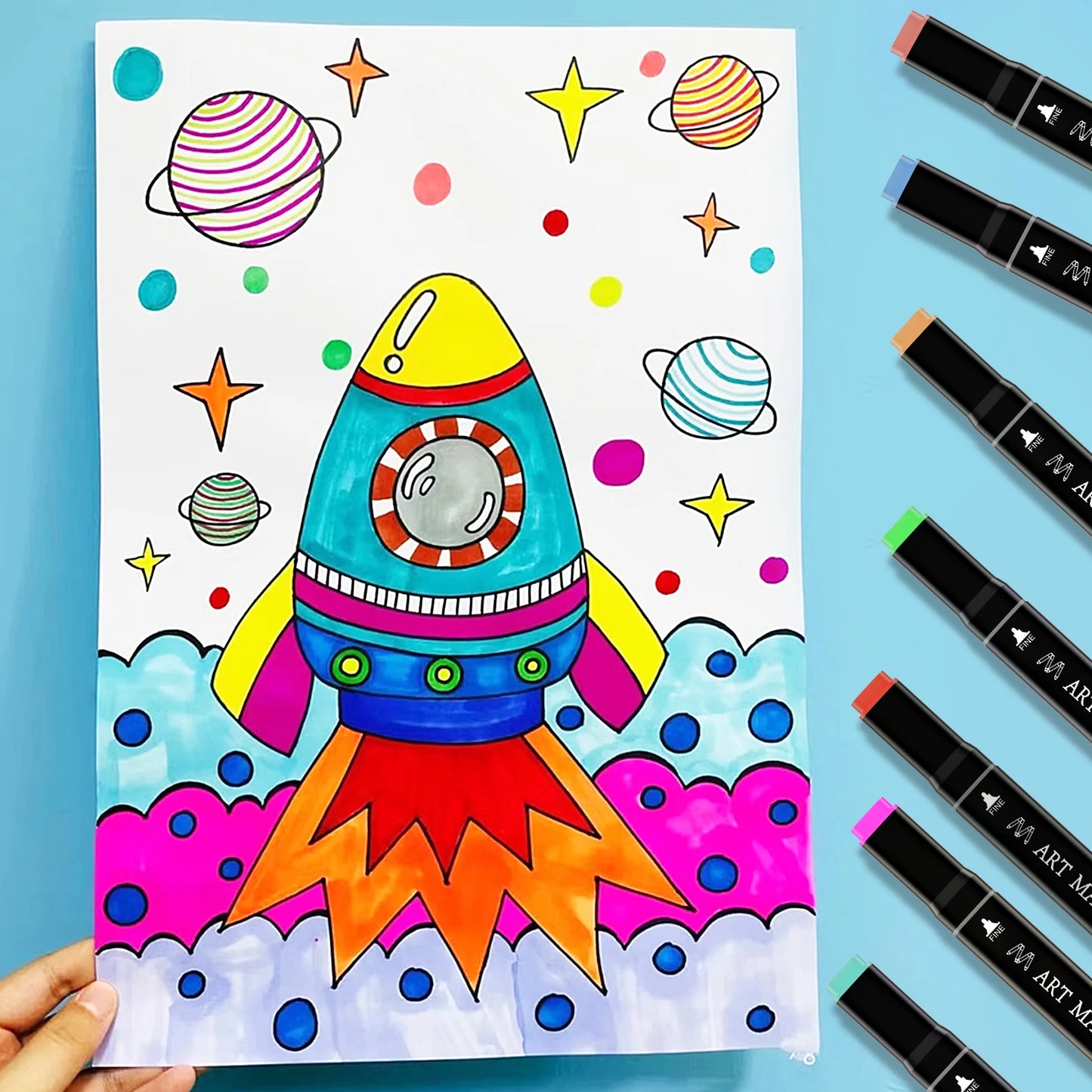 Dual Tip Art Markers For Adult